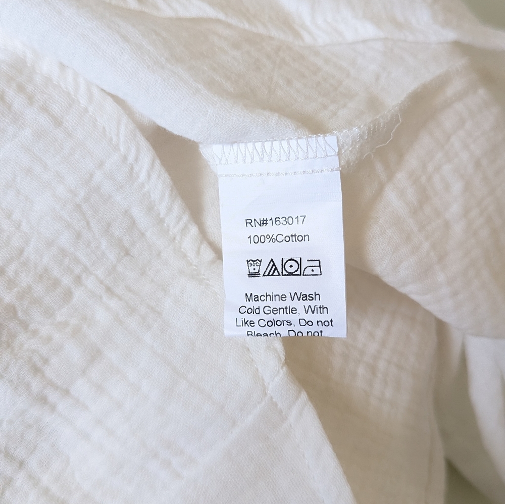 Princess Polly Sienna Button-Down White Shirt - Picture 8 of 9